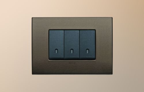 Vimar Arké Dark Bronze Light Switch