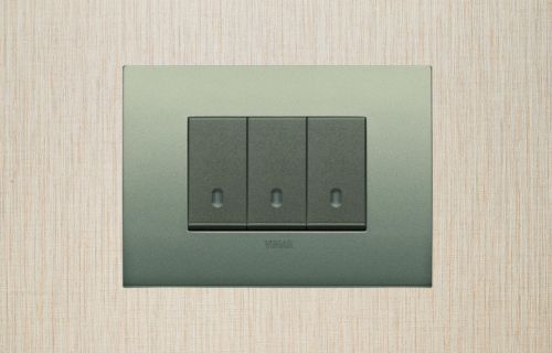 Vimar Arké Matt Champagne Light Switch