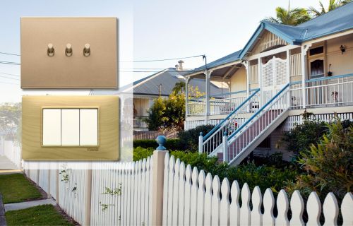 Vimar Eikon Vintage and Plana Light Switches