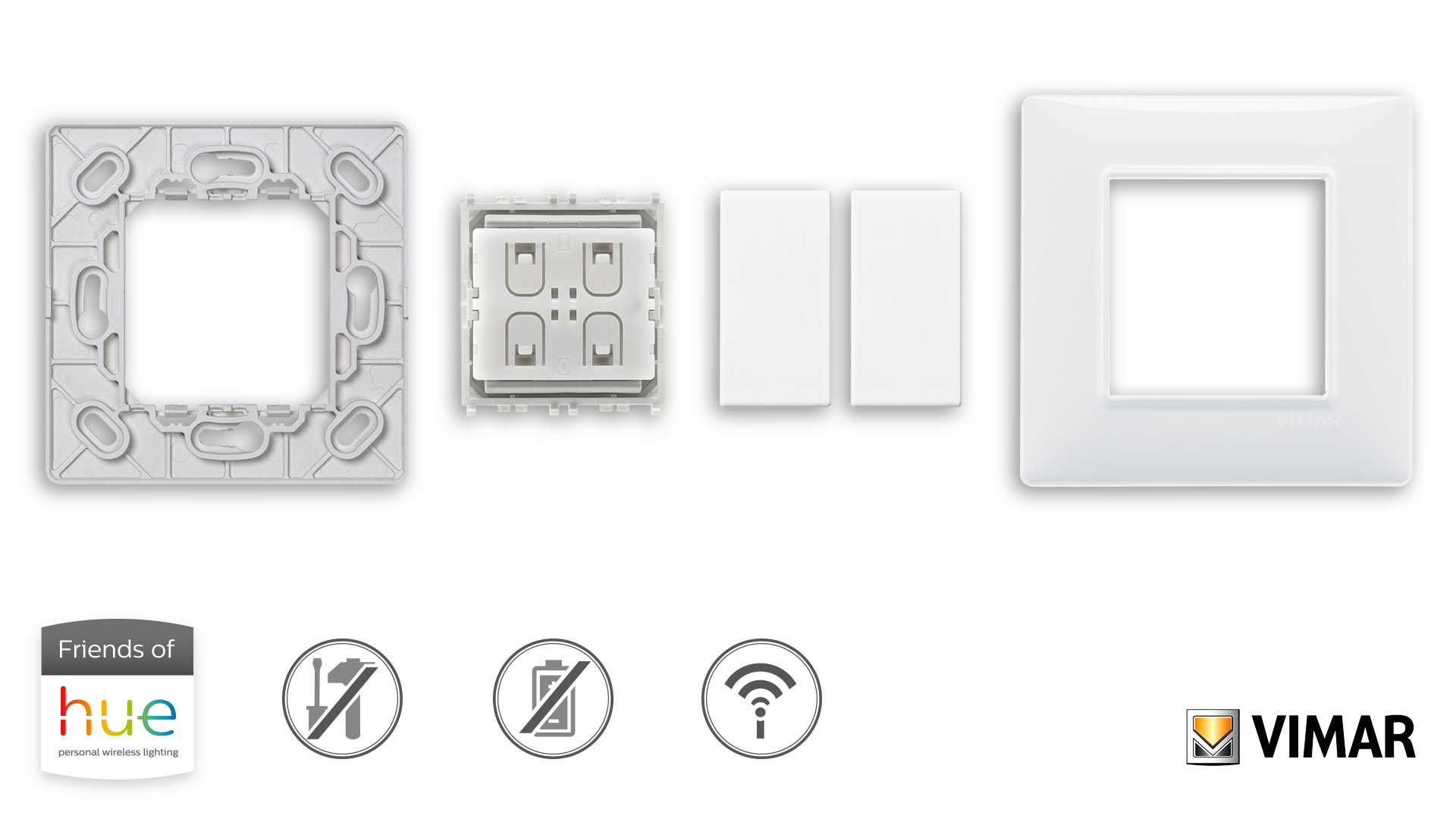 The Vimar Plana Wireless Light Switch Kit