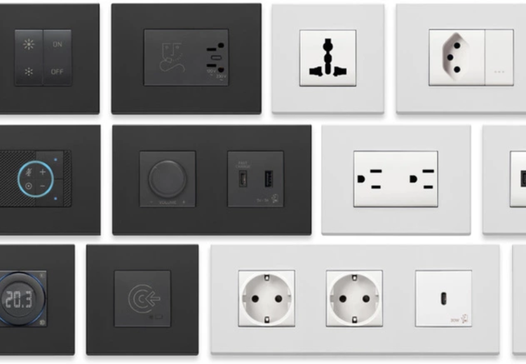 Functional Art – Vimar Eikon Exe Light Switches are beautifully designed to function and create harmony of any envrionment