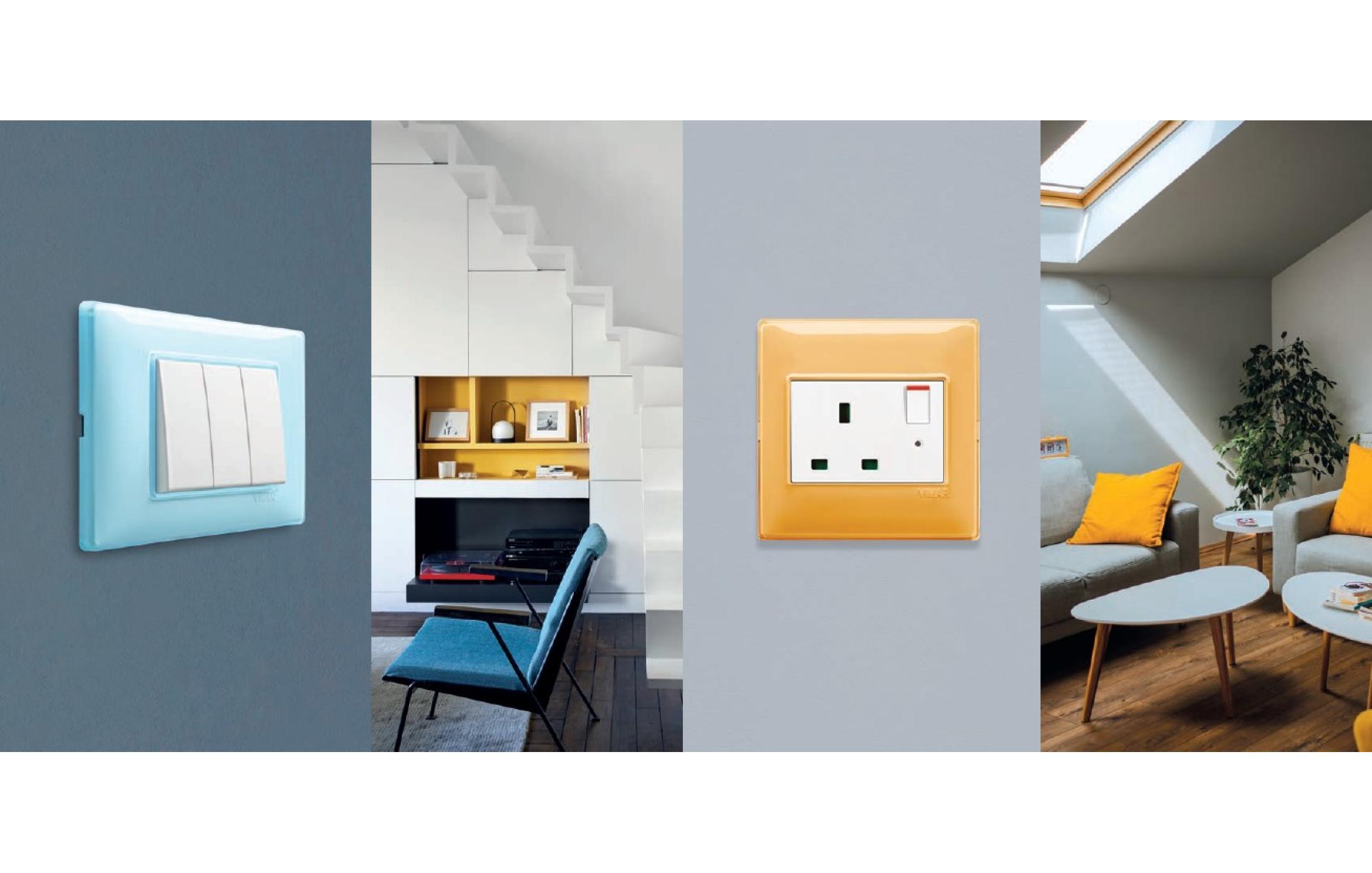 Plana Colourful Light Switches